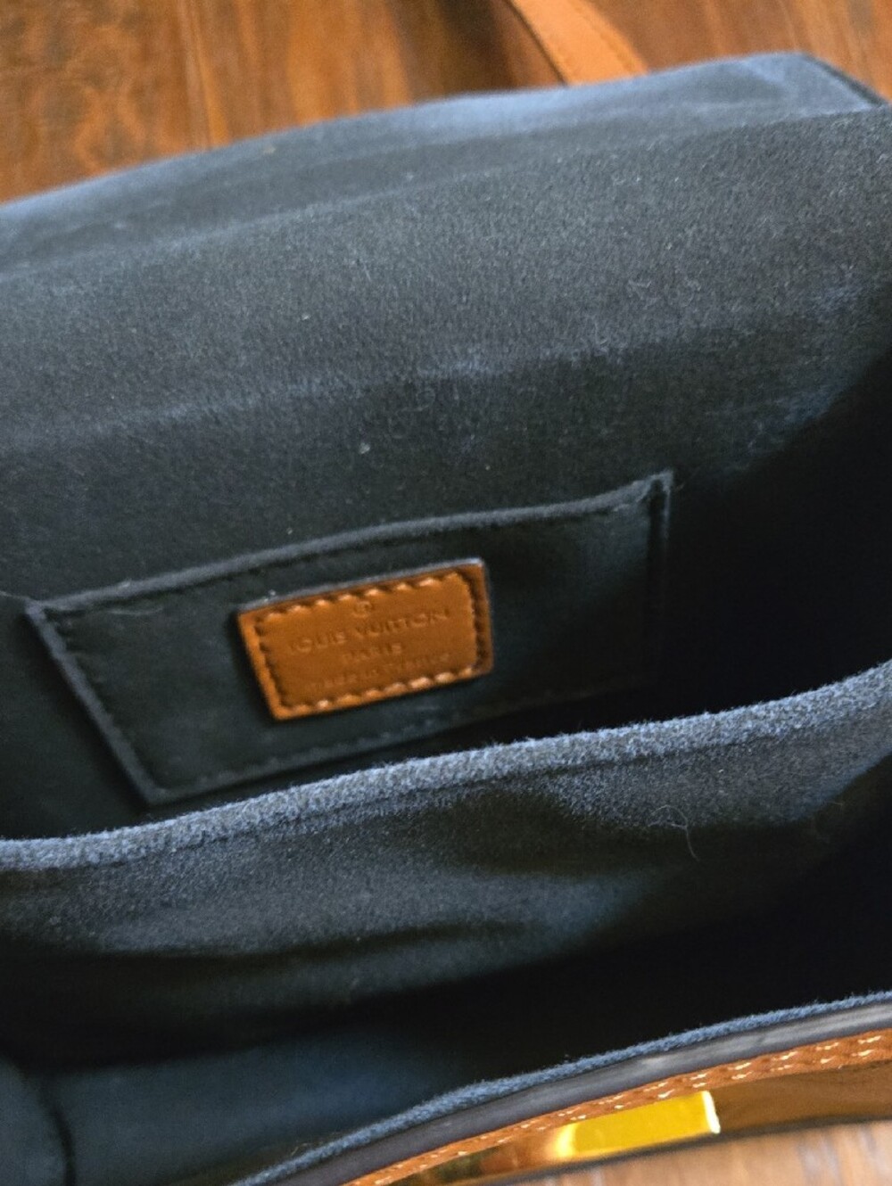 Brown Monogram Mini Dauphine Crossbody with Tan Adjustable Crossbody Strap *read - Picture 4 of 7